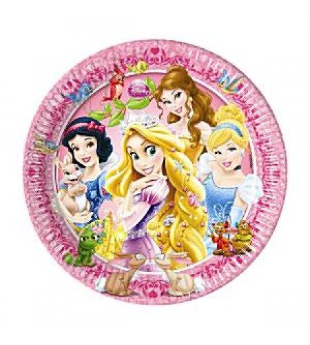 PRATOS DESCARTAVEIS PRINCESAS DISNEY